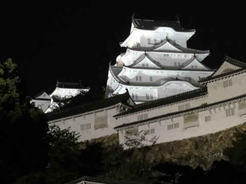 姫路城夜景